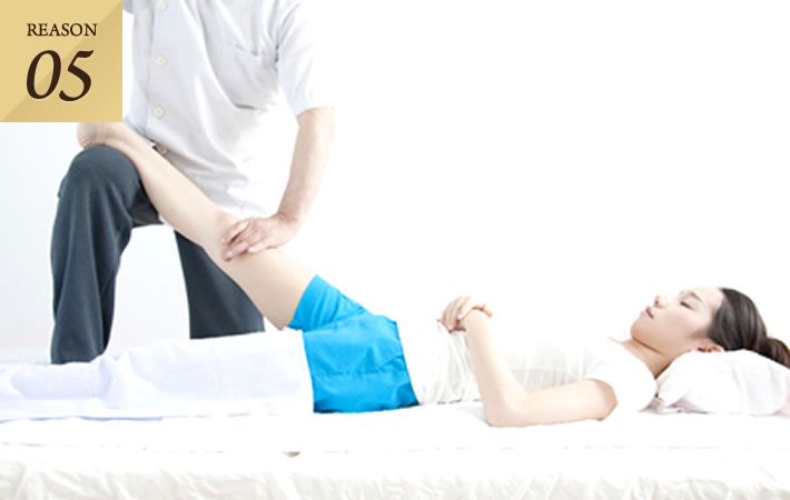 日常生活の中でできるセルフケアを指導します